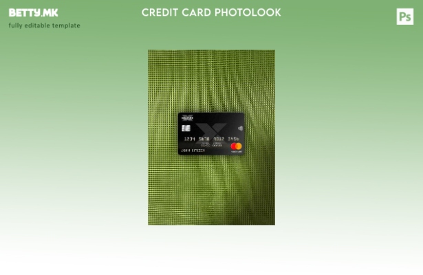 модерен стил Обединетото Кралство Халифакс банка Mastercard photolook преден шаб